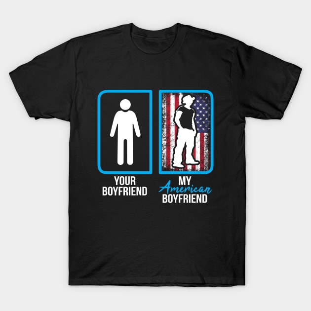 American boyfriend T-Shirt by ThyShirtProject - Affiliate